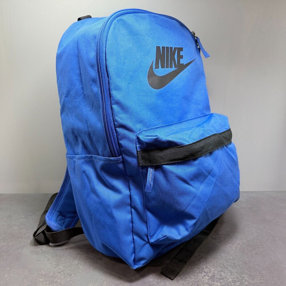 Nike Heritage 2.0 Backpack NKBA5879-011 Game Royal Blue Black 15in Laptop